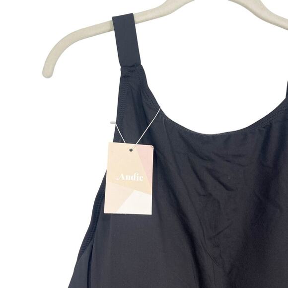 Andie Swim The Montauk One Piece Swimsuit Plus XXXL Black NEW with Tags! - Picture 3 of 5